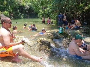 Visitantes de otras ciudades disfrutaron de las aguas del Tagatiyá