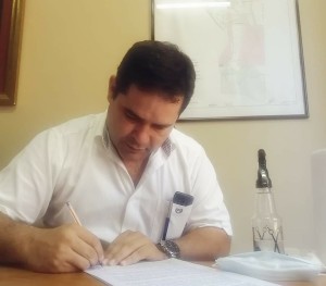 El intendente municipal Alejandro Urbieta 