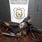 Recuperan Motocicleta Reportada como Robada en Fracción Arroyito del Barrio San Luis