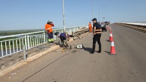 MOPC anuncia reparación total del puente Nanawa