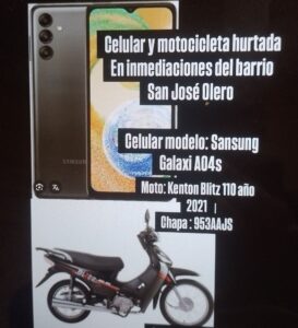 Roban motocicleta y celular a una mujer a punta de cuchillo en Concepción