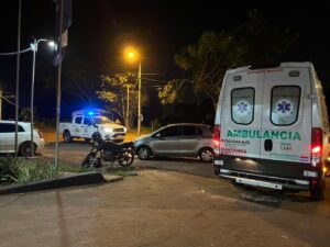 Motociclista y acompañante resultan heridos tras caída sobre la Ruta PY05 en Yby Yaú