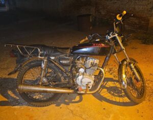 Incautan motocicleta tras maniobras peligrosas en Horqueta
