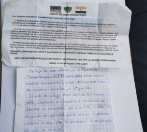 Ganadero desaparece y dejan panfleto atribuido al EPP en Caaguazú