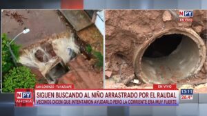 “Mi país es una mierda»: Habló el papá del niño arrastrado por un raudal en San Lorenzo&nbsp;