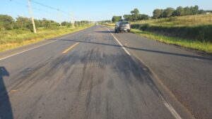 Hundimiento en la nueva Ruta PY22 provoca accidentes y genera preocupación en conductores