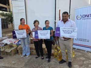 DNIT dona 1.500 kilos de mercaderías a tres comedores de Concepción
