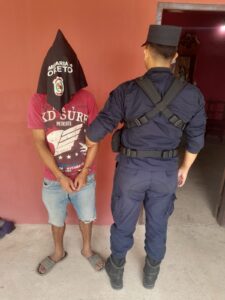 Aprehenden a hombre por supuesto hecho de violencia familiar con arma blanca en Loreto