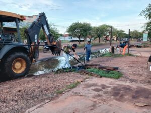 Trabajos de desagüe cloacal se iniciaron en el barrio San Luis de Concepción