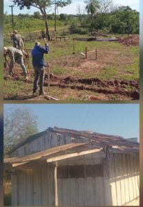 Pobladores de Jhugua Ibáñez inician construcción de nuevo local para la Subcomisaría 4ª