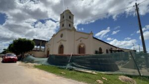 Avanzan obras de restauración en la parroquia Nuestra Señora del Rosario y San Antonio