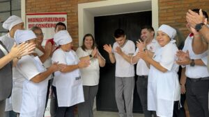 Inauguran cocina comedor con depósito en la escuela Mayor Enrique Junio Planas del barrio San Antonio