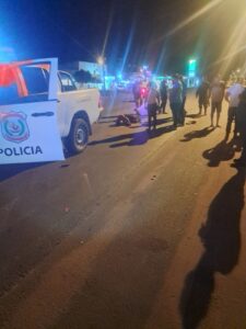 Choque entre camioneta y motocicleta deja heridos en Yby Yaú