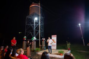 Título:Inauguran pozo con tanque en el barrio Santo Domingo de Concepción