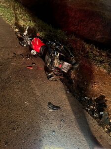 Motociclista fallece tras choque con camioneta en Yby Yaú