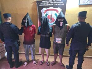 Tres hombres aprehendidos por hurto en cantina del colegio Don Bosco