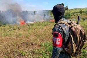 SENAD y CODI culminan novena jornada antidrogas en Chiriguelo