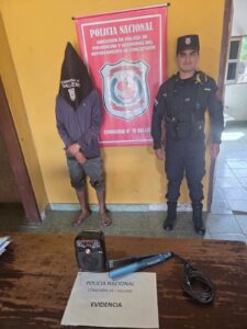 Aprehenden a presunto autor de hurto y recuperan objetos robados en Vallemí