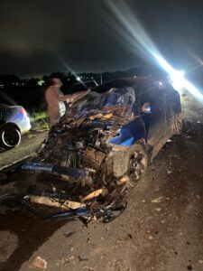 Grave accidente sobre ruta PY22 deja dos heridos en Concepción