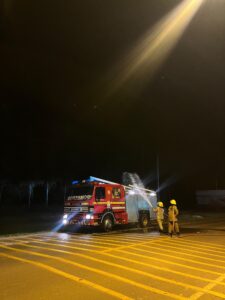 Bomberos de Concepción celebran la llegada de un nuevo carro hidrante