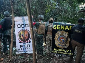 Incautan más de 53 toneladas de marihuana en operativo conjunto en Amambay