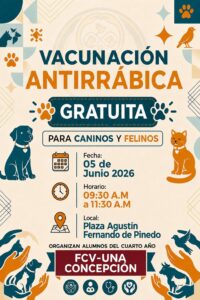 Vacunación antirrábica gratuita y lanzamiento de “Huellas Saludables” en Concepción