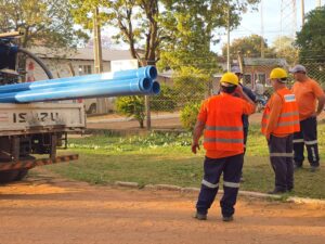 ESSAP inicia obras para mejorar la presión y el caudal de agua en barrios de Concepción