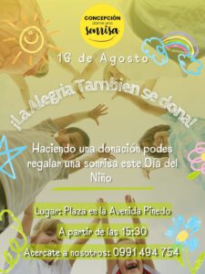 Concepción Dame una Sonrisa pone en marcha su campaña solidaria por el Día del Niño