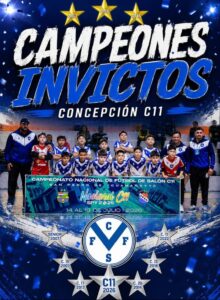 Concepción se consagra campeón invicto del Nacional C11