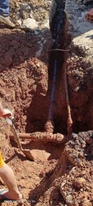ESSAP detecta presunta conexión clandestina de gran porte y abre investigación en Concepción