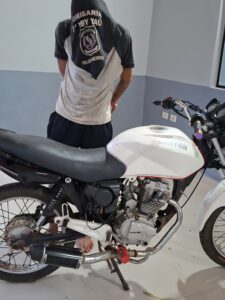 Recuperan motocicleta hurtada y detienen al principal sospechoso en Yby Yaú