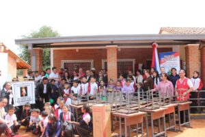 Gobernación de Concepción fortalece la educación en Paso Horqueta con nuevas aulas, cocina escolar y entrega de mobiliarios