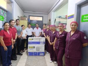Empresa CC dona aire acondicionado al área de maternidad del IPS de Concepción