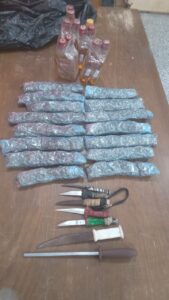 Requisa en la Penitenciaría de Concepción incauta marihuana, armas blancas y bebidas alcohólicas