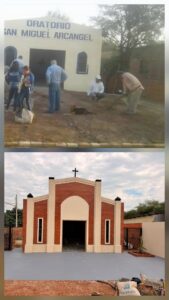 Renuevan la Capilla San Miguel en memoria de Oscar Denis