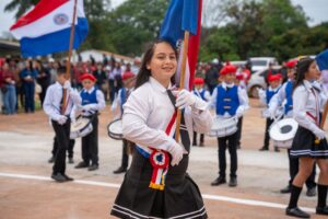 Sargento José Félix López celebró 15 años de distritación con un multitudinario y emotivo desfile