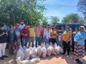 Entregan víveres a familias de la comunidad indígena Ayvu Porã