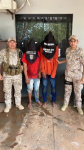 Cinco hombres fueron aprehendidos tras intervención policial en el barrio Inmaculada
