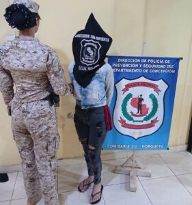 Aprehenden a mujer tras denuncia por violencia familiar en Horqueta