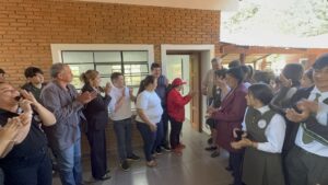 Municipalidad inaugura nueva aula en el Colegio Nacional San Isidro Labrador