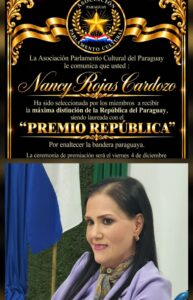 Escritora concepcionera Nancy Rojas Cardozo recibirá el Premio República