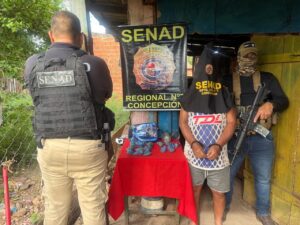 SENAD detiene a hombre de 69 años durante allanamiento en Concepción