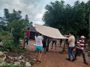 Asisten a 70 familias afectadas por temporal en Yby Yaú