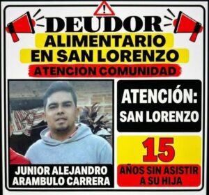 Hombre lleva cinco años prófugo por incumplimiento del deber alimentario